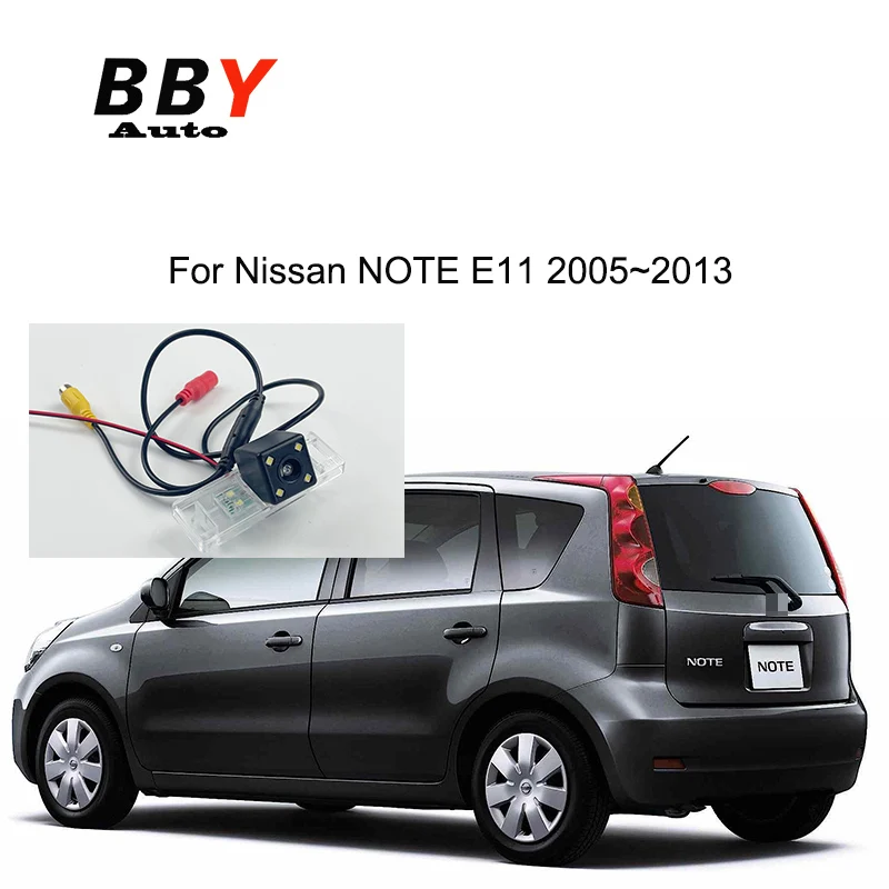 Night Vision Car Rear View Reverse Backup Camera For Nissan NOTE E11 2005~2013 Patrol Royale Y62  Wingroad  AD Van Y12