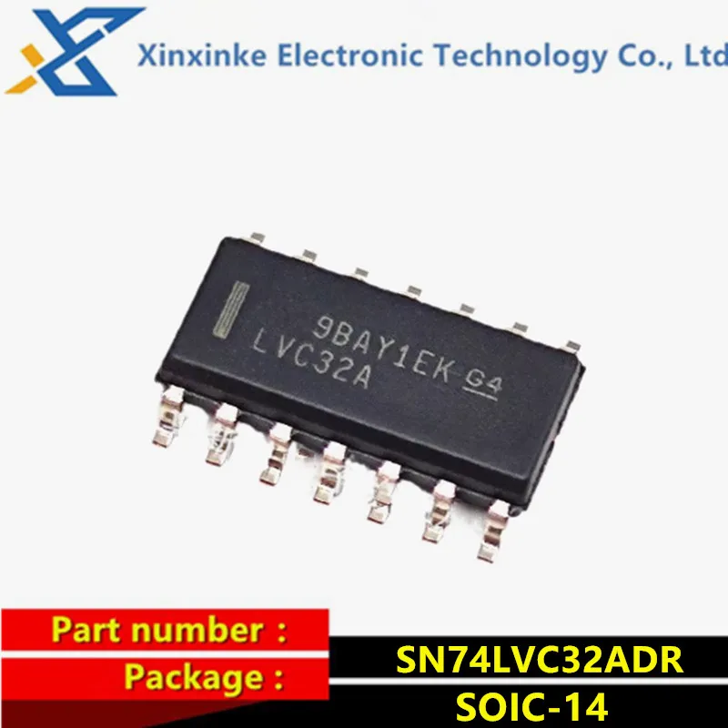 10PCS SN74LVC32ADR LVC32A SOIC-14 Logic Gates Quad 2-Input Single-Function Gate Logic ICs Brand New Original