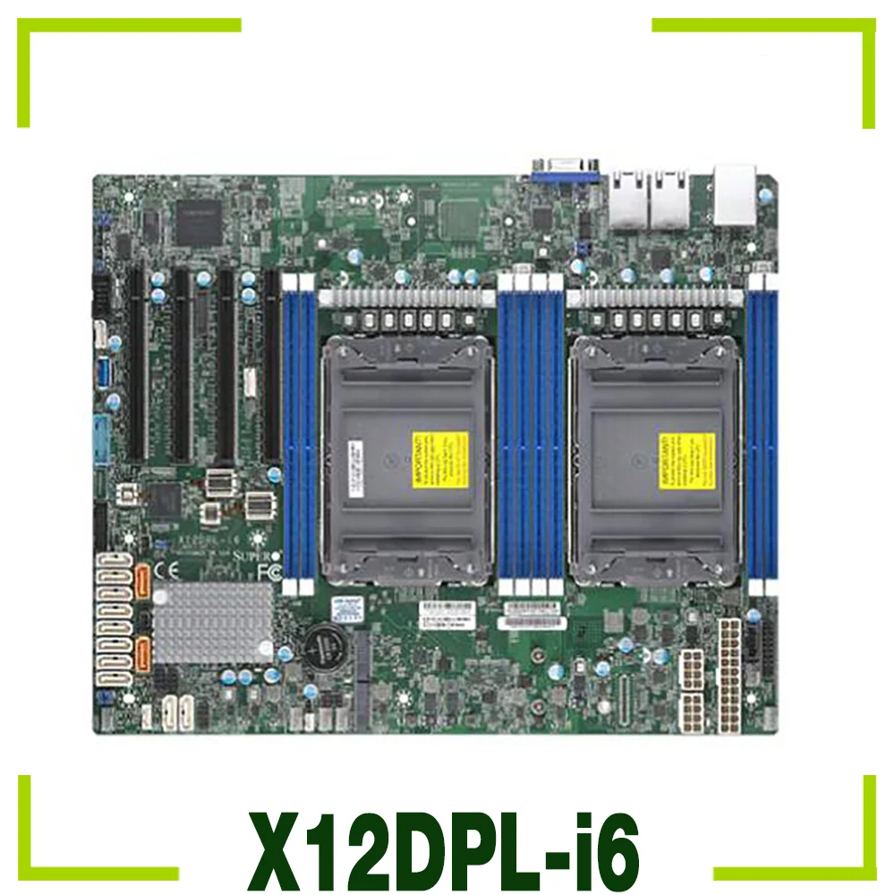 

X12DPL-i6 For Supermicro Server Motherboard Xeon Scalable Processors LGA-4189 PCI-E 4.0 SATA3