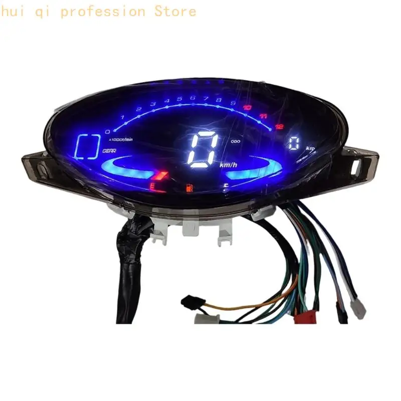 Motorrad-Instrumententafel-Baugruppe mit LED-Anzeigen und Kabelbaum H8WE – Detail 5