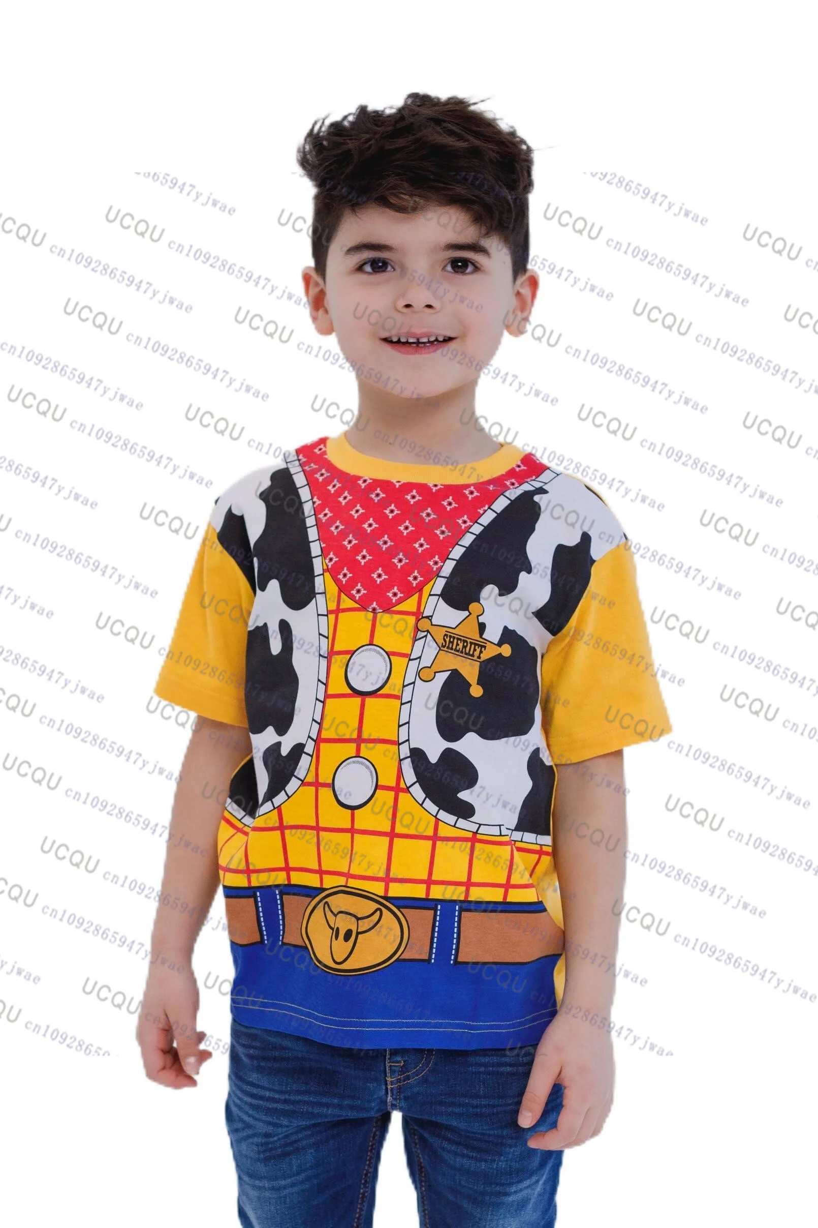 

Toy Story Woody Buzz Parent Child Short Sleeve T-shirt Summer Autumn Family Tees Streetwear Harajuku Casual Fashion Kid's Tshirt