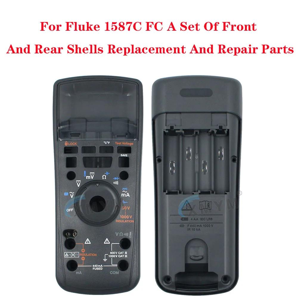 For Fluke 1587C FC A Set Of Front And Rear Shells Replacement And Repair Parts