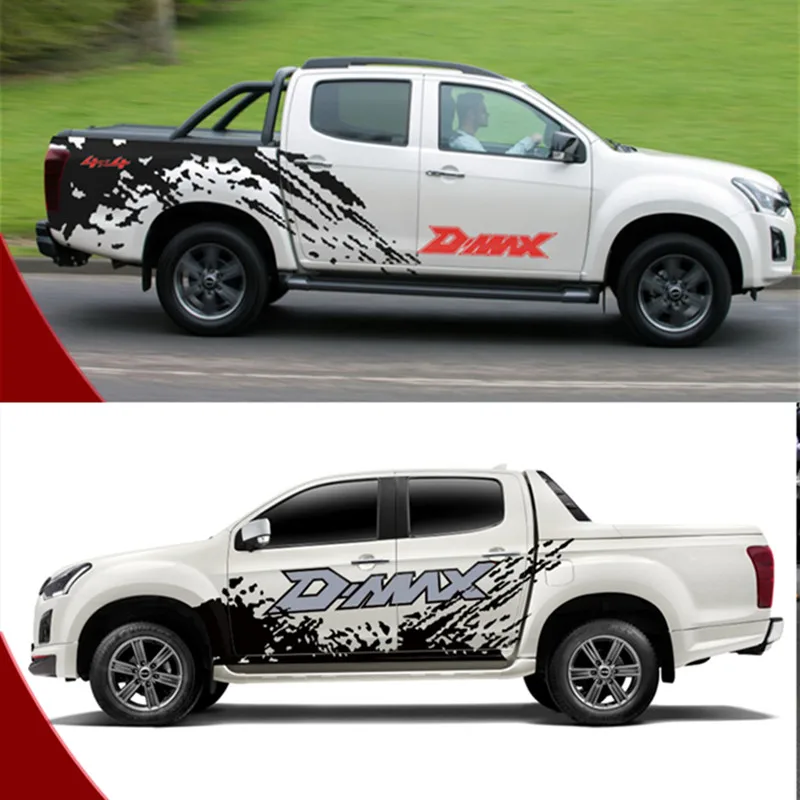 

Pickup truck special car stickers FOR ISUZU DMAX 2012-2022 body decoration creative car film modified car decals