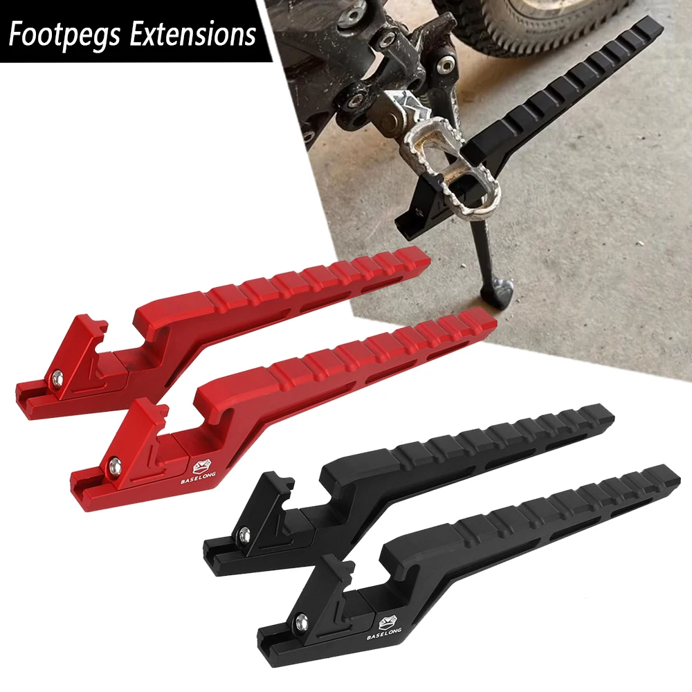 

Motorcycle Accessories Passenger Foot Peg Extensions Extended Footpegs For GasGas EC250 EC300 EC250F EC350F 2021 2022 2023 2024