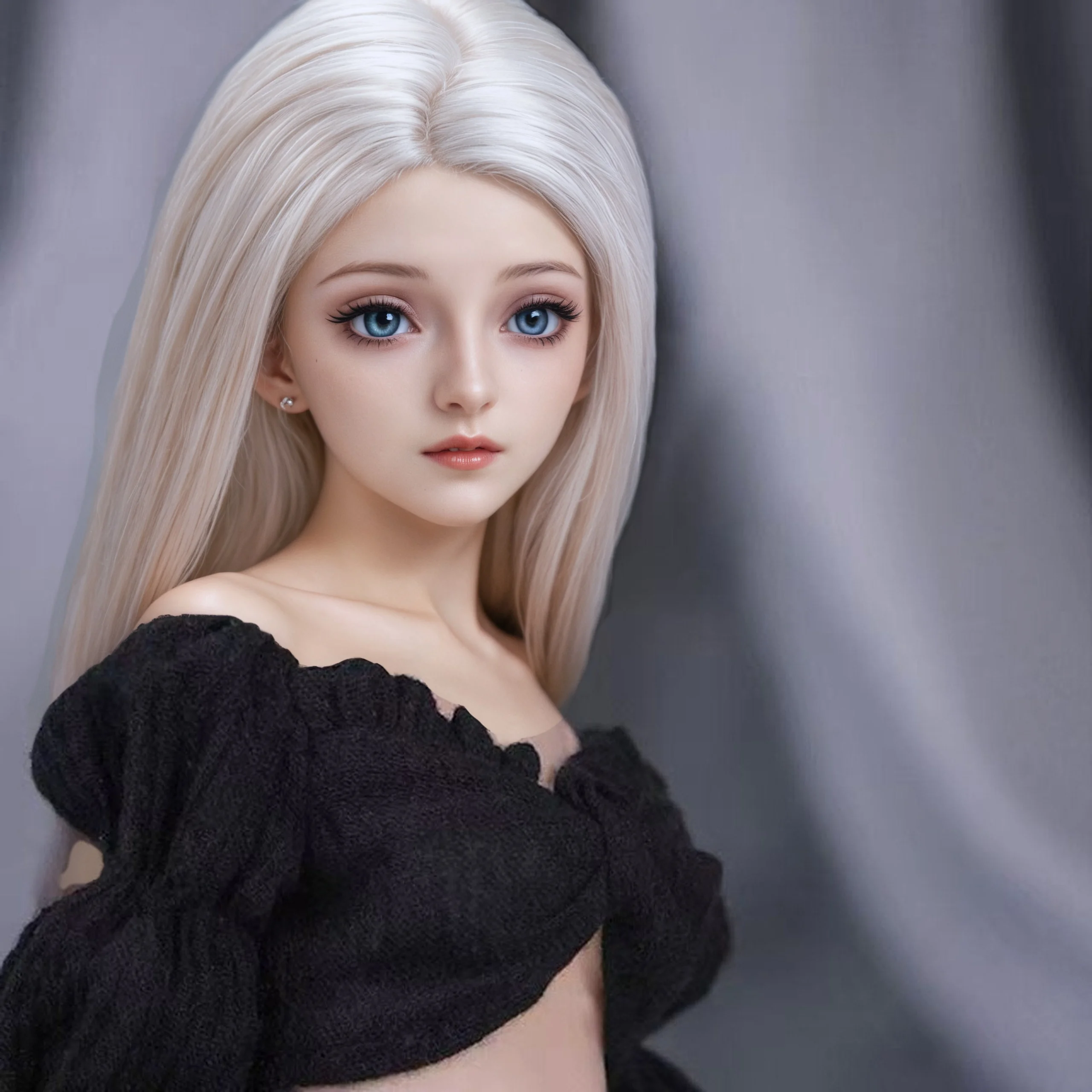 アニメコスプレ 62cm TPE製 小型リアルシリコンミニドール ソフトアニメアクションフィギュアドール ソフトリアルスキンタッチフィーリング
