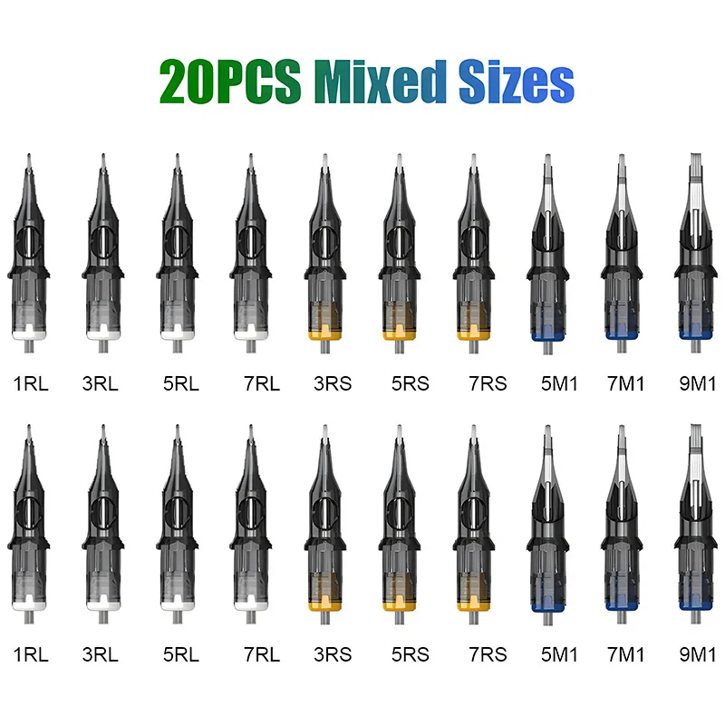 

Embroidery, Tattoo Needle, Cutting, Misting, One Piece Needle, Full Model, 20 Pack