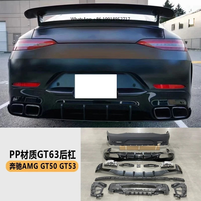 Karosserie-Kit für AMG GT50 GT53 Modifizierter GT63S Frontstoßfänger Heckstoßfänger Hecklippe Kühlergrill Auspuffblende