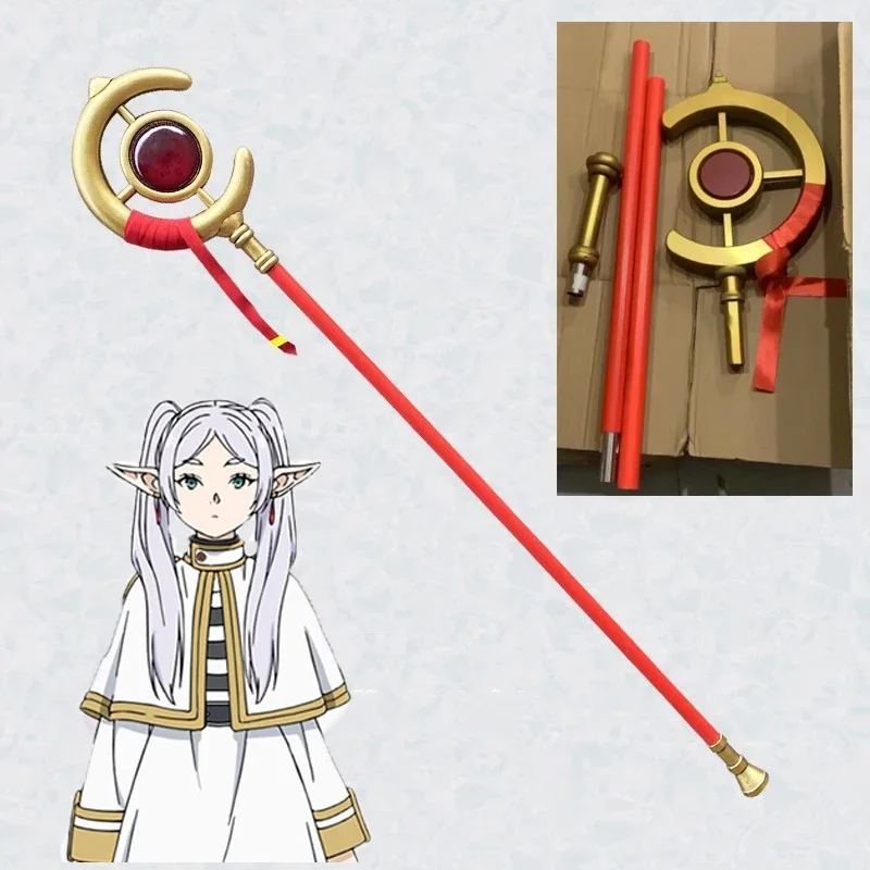 

Anime Frieren Beyond Journey's Frieren Cosplay Walking Stick Frieren:Beyond Journey's Cosplay Frieren Cosplay Prop Wig