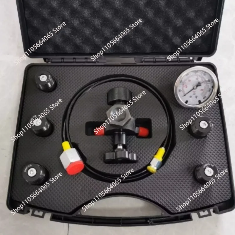 Digital Display Hydraulic Accumulator Tool Nitrogen Pressure  it Accumulator Charging System 1pcs
