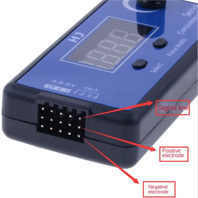 WOTT-2X DC4.8-6V Mini 3 Modes Digital Servo/ESC Consistency Tester Steering Gear Measurement