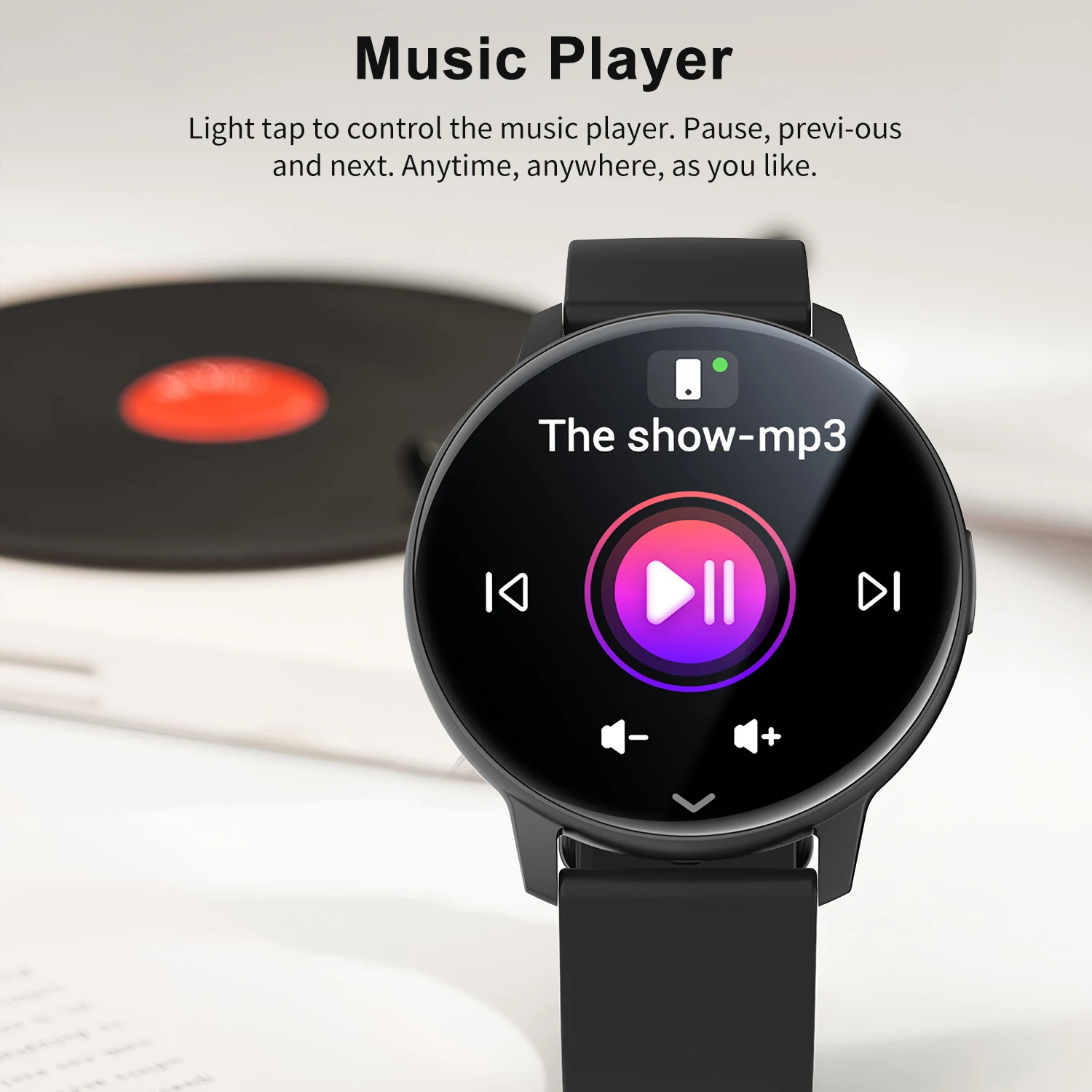 Reloj inteligente AMOLED con pantalla 466x466, para hombres y mujeres, llamada Bluetooth, rastreador de actividad/deporte, Monitor de ritmo cardíaco y salud, reloj inteligente de música