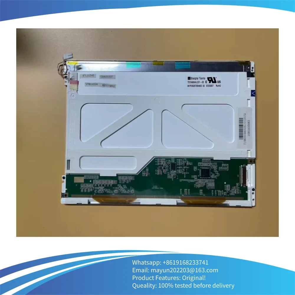 

Original A+ 10.4inch TM104SDH01 TS104SAALC01 TS104SAALC01-00 LCD DISPLAY SCREEN external Hdmi Screen display Monitor