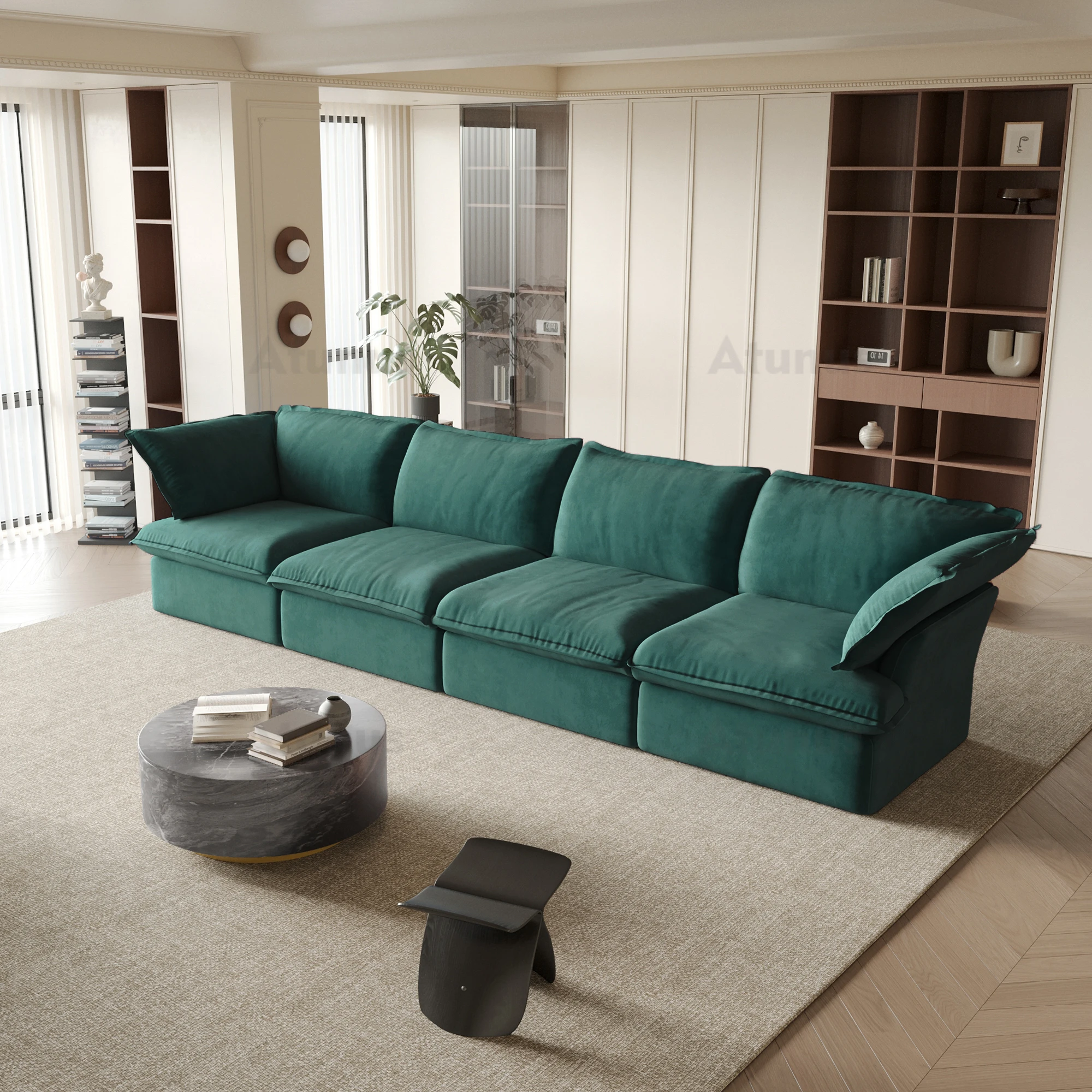 Sofa Living Room Furniture Black White Beige Modular Sectional Couch Sofa Sets