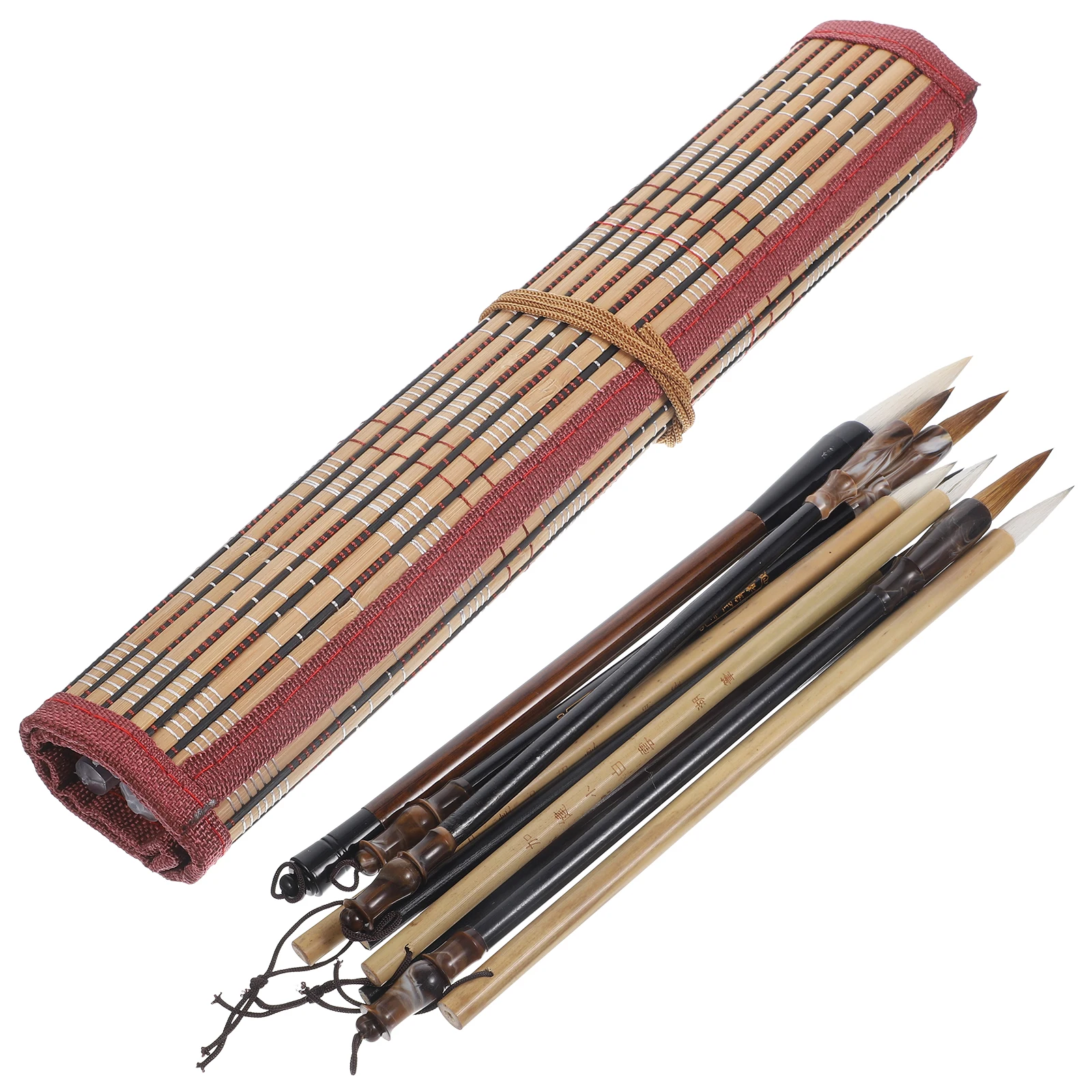 

12 Pieces Chinese Painting Calligraphy Set Delicate Brushes Pens for Ink Writing Beginner Traditional Practice