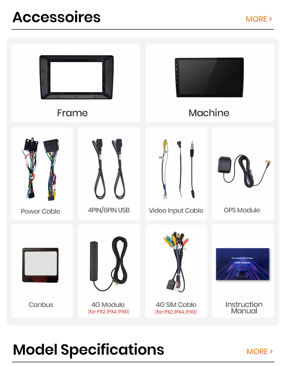 AWESAFE Kabelloses CarPlay Android Auto Radio für Skoda Fabia 2 2007 2008 2009-2014 Auto Intelligente Systeme RDS GPS FM BT DSP SWC – Detail 4