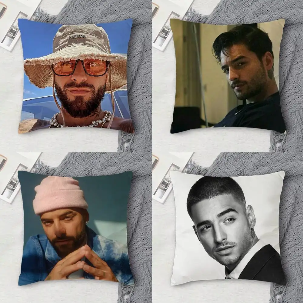 

M-Maluma Double-sided Printed Square Decorative Cushion Cover for Sofa Living Room Home Decor