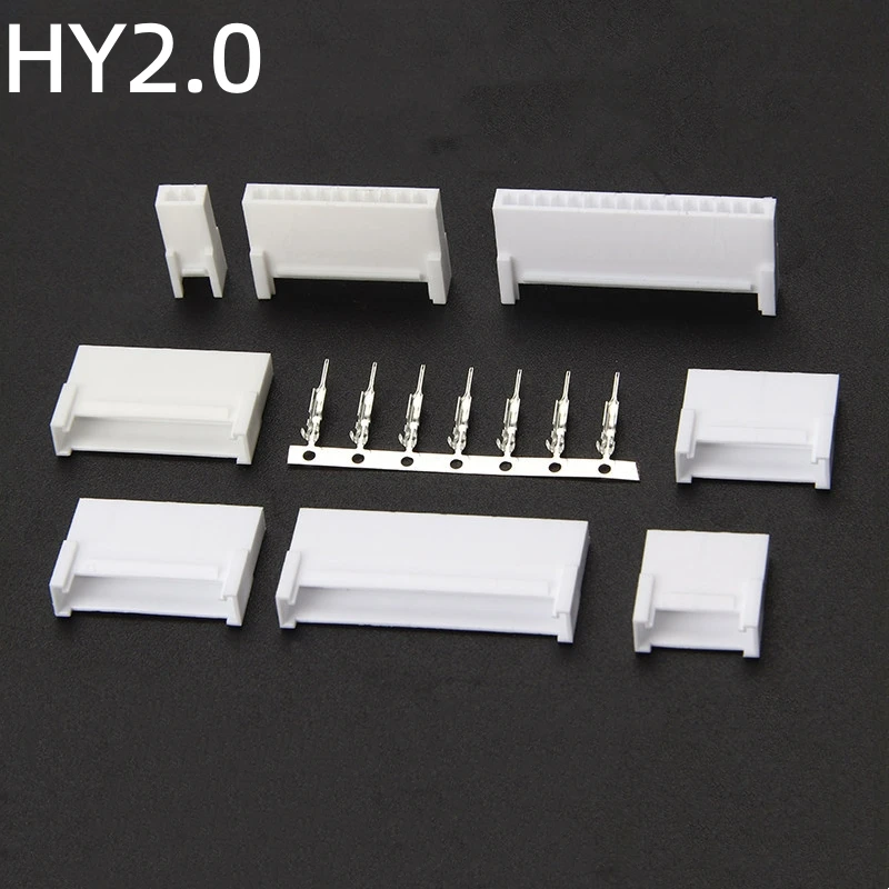 50PCS HY2.0 Female Shell HY2.0mm Connector Female Male Female Mating Connector 2P3P4P-8P