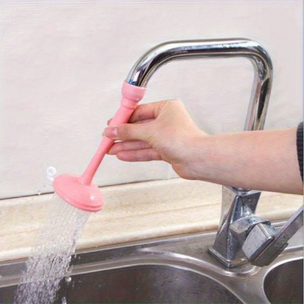 Silicone Faucet Sprayers Adjustable High Pressure Faucet Extender 360 Rotation Splash-Proof Tap Filter Nozzle Kitchen