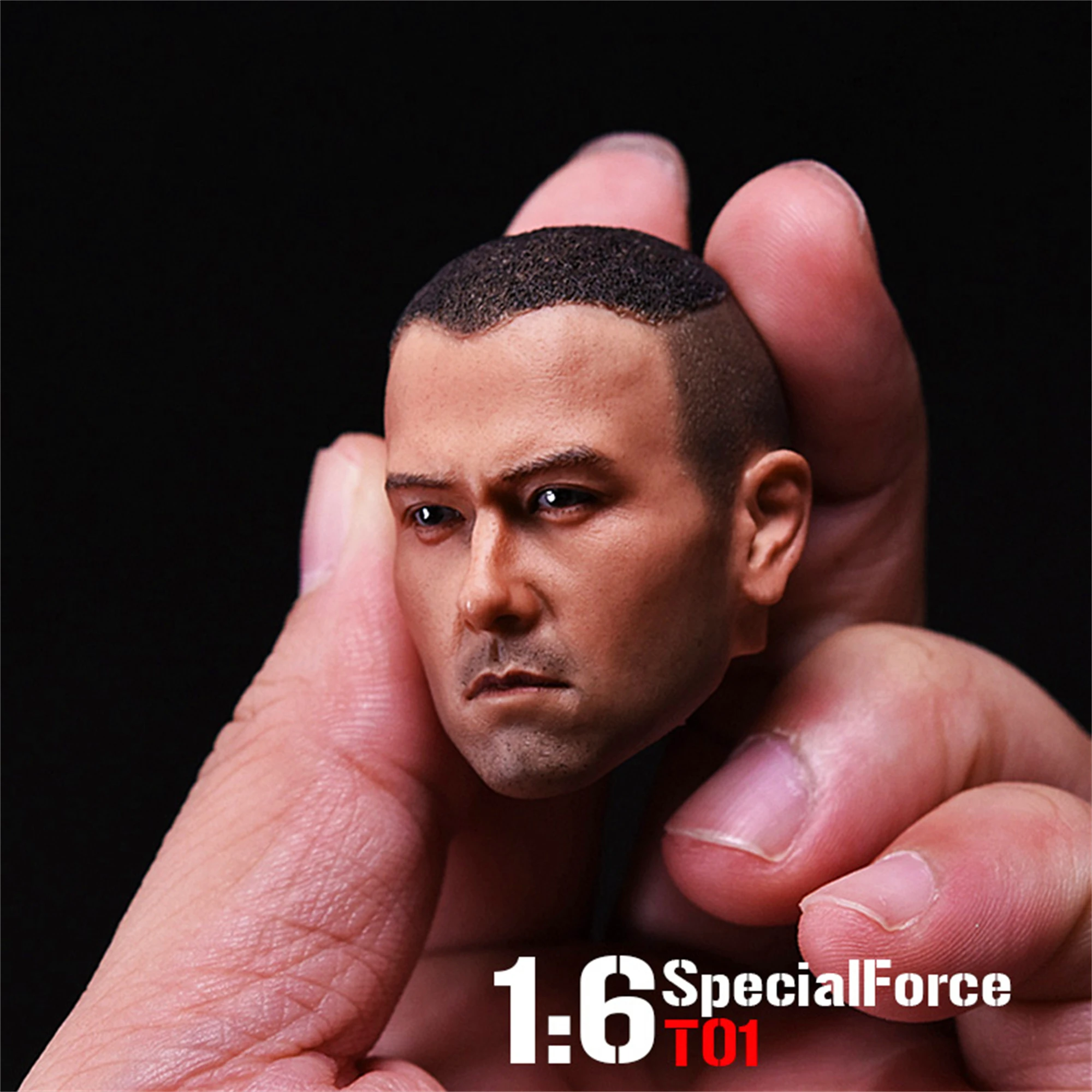 1/6 Scale Special Force Soldier Eddie Peng Yuyan Head Sculpt Fit for 12'' Modern Military Action Figure