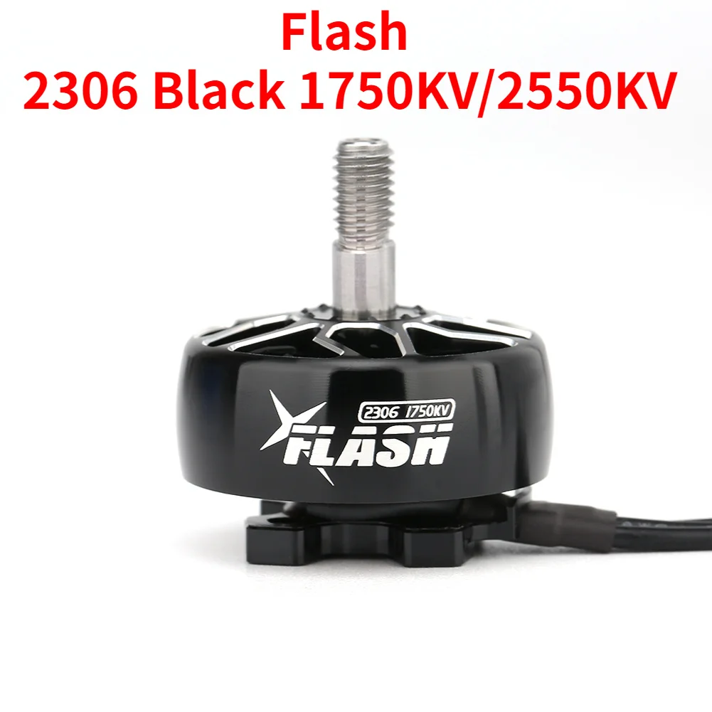 

Flyfisher C Flash 2306 черный 1750KV/2550KV Fpv Бесщеточный двигатель совместимый 5-дюймовый Пропеллер для Fpv дрона