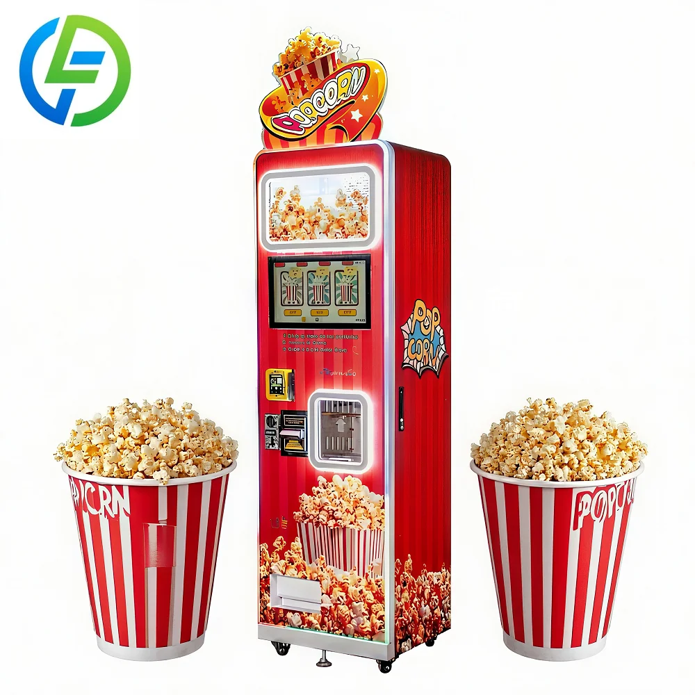 Popcorn Vending Machine - FOODLINE Precise Temp Timing Control Popcorn