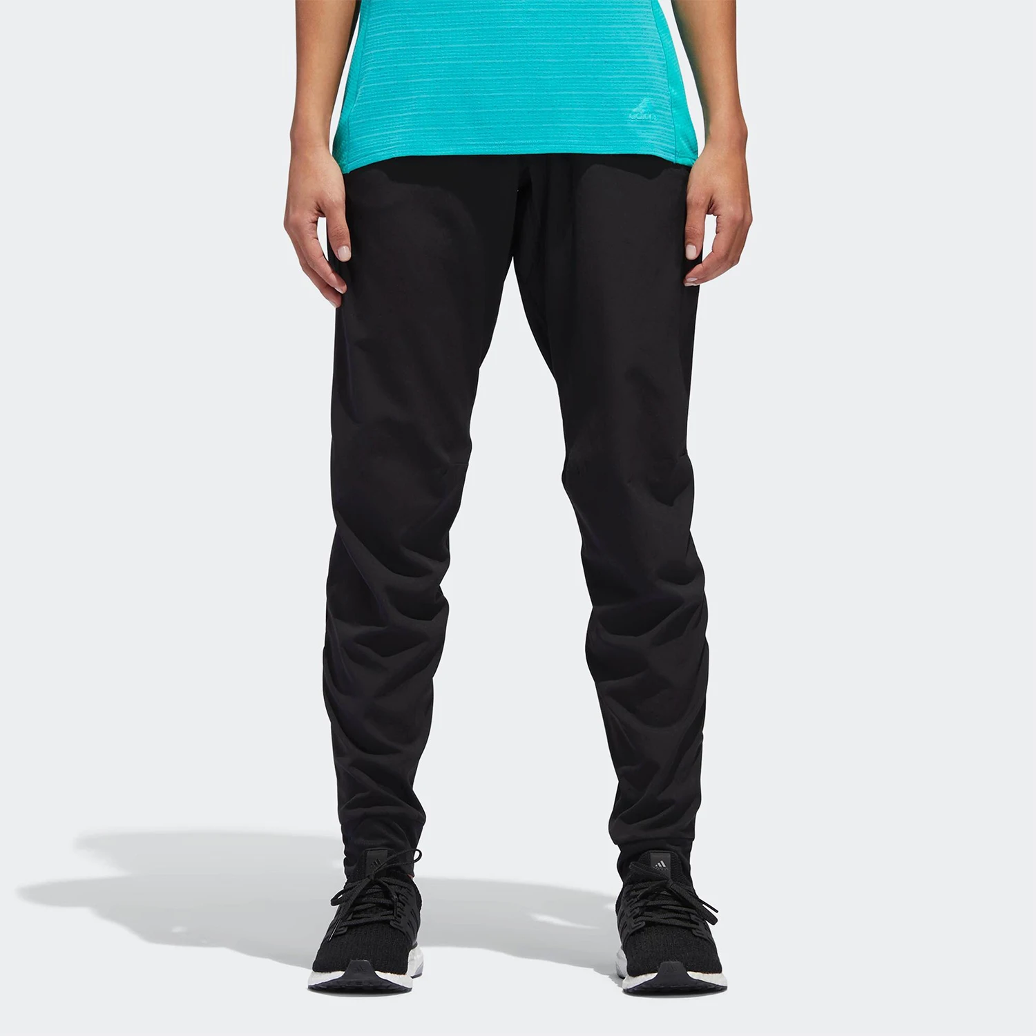 

Официальные женские дышащие зауженные удобные спортивные тканые брюки Adidas CW5773