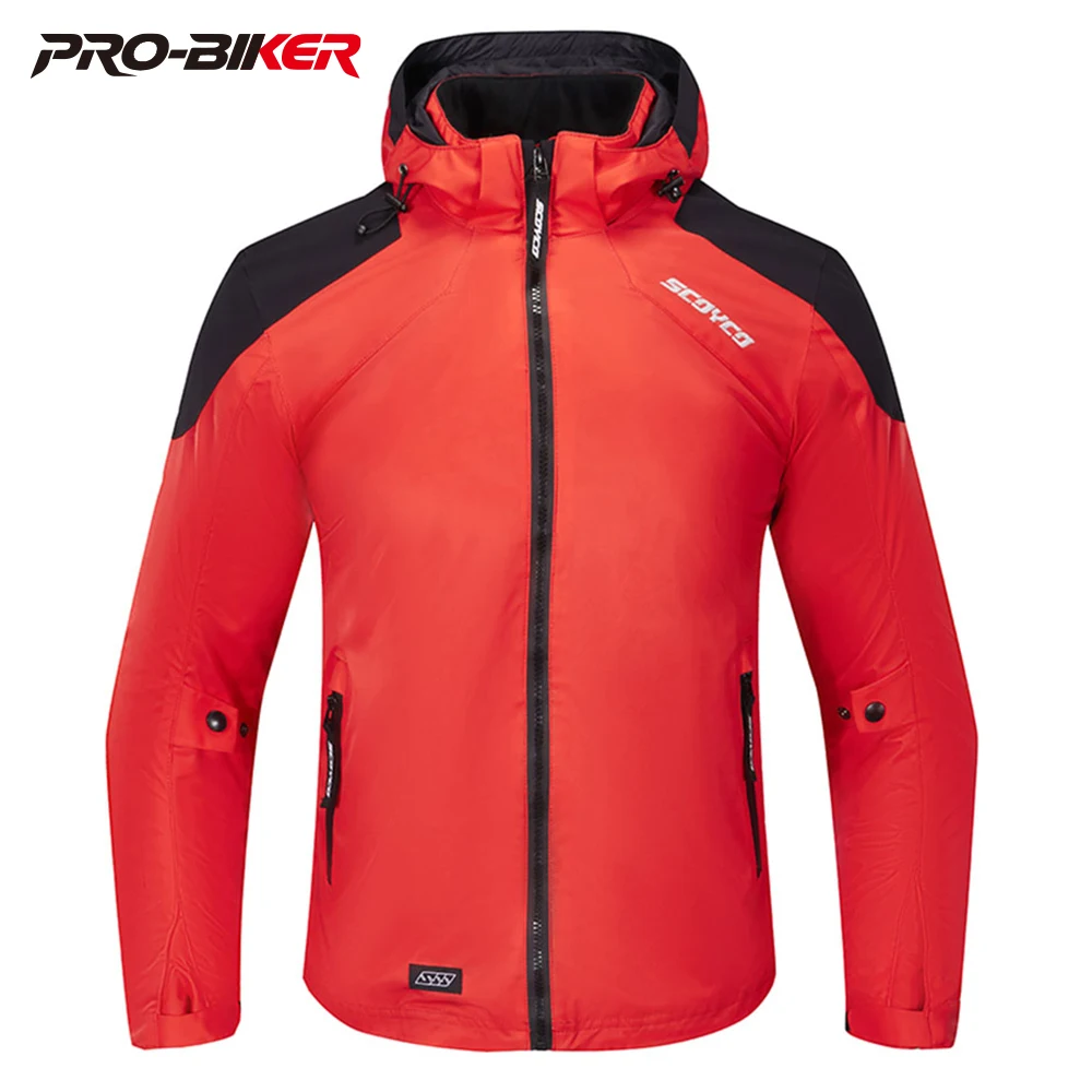 

Waterproof Motorcycle Jacket Man Cold-Proof Chaqueta Moto Anti-fall Motorbike Jacket With 7pcs Protection Pads Moto Clothes