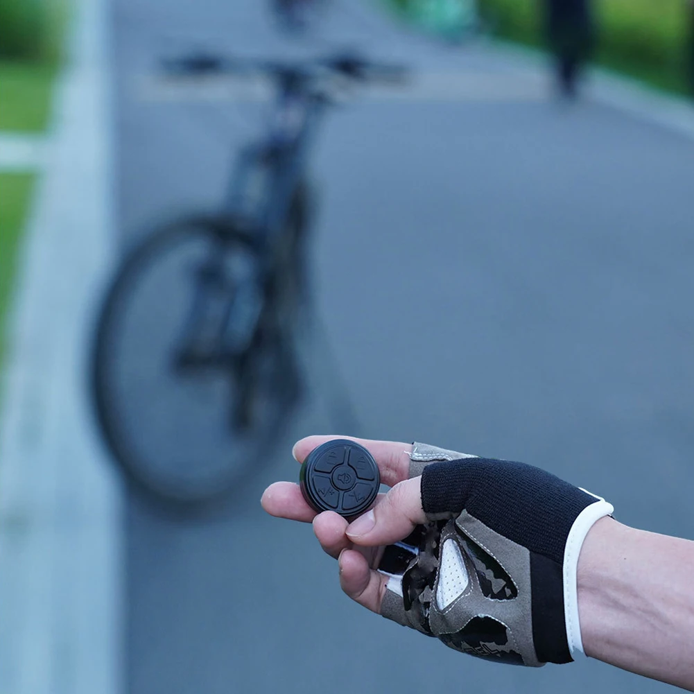 원격 제어 기능이 있는 자전거 스쿠터 경적 도난 방지 오토바이 벨 경적 조절 가능한 볼륨 4가지 사운드 모드 IPX6 방수