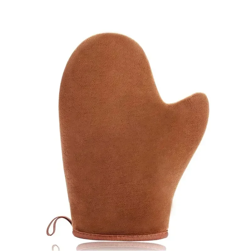 Self Tanning Mitt Glove Reusable Body Face Bath Cleaning Tools Back Tan Applicator Exfoliating Tan Removal Mitt