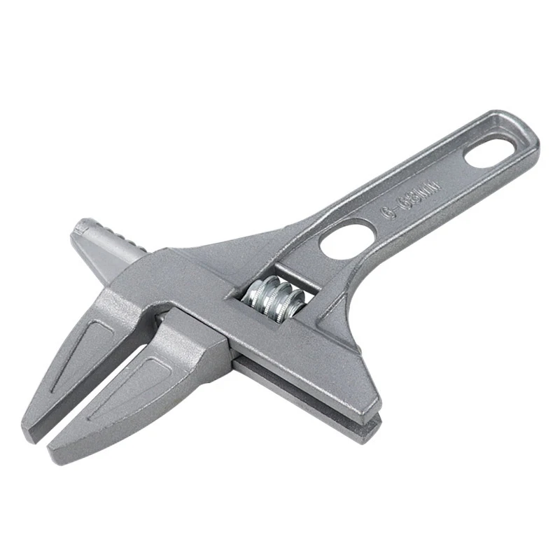 Llave ajustable de apertura, herramientas manuales de reparación de tuberías de drenaje de calefacción, llave multifuncional, 6-68mm, 1 unidad