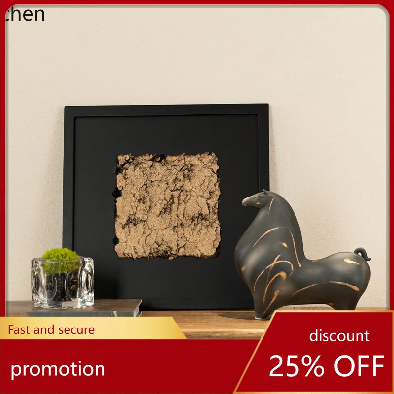 

CZ Old Money Style Success Horse Ceramic Ornament Model Room Living Room Office Entrance Table Niche Decoration
