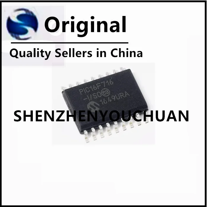 

(1-100piece)PIC16F716-I/SO PIC16F716 SOP-18 IC Chipset New Original