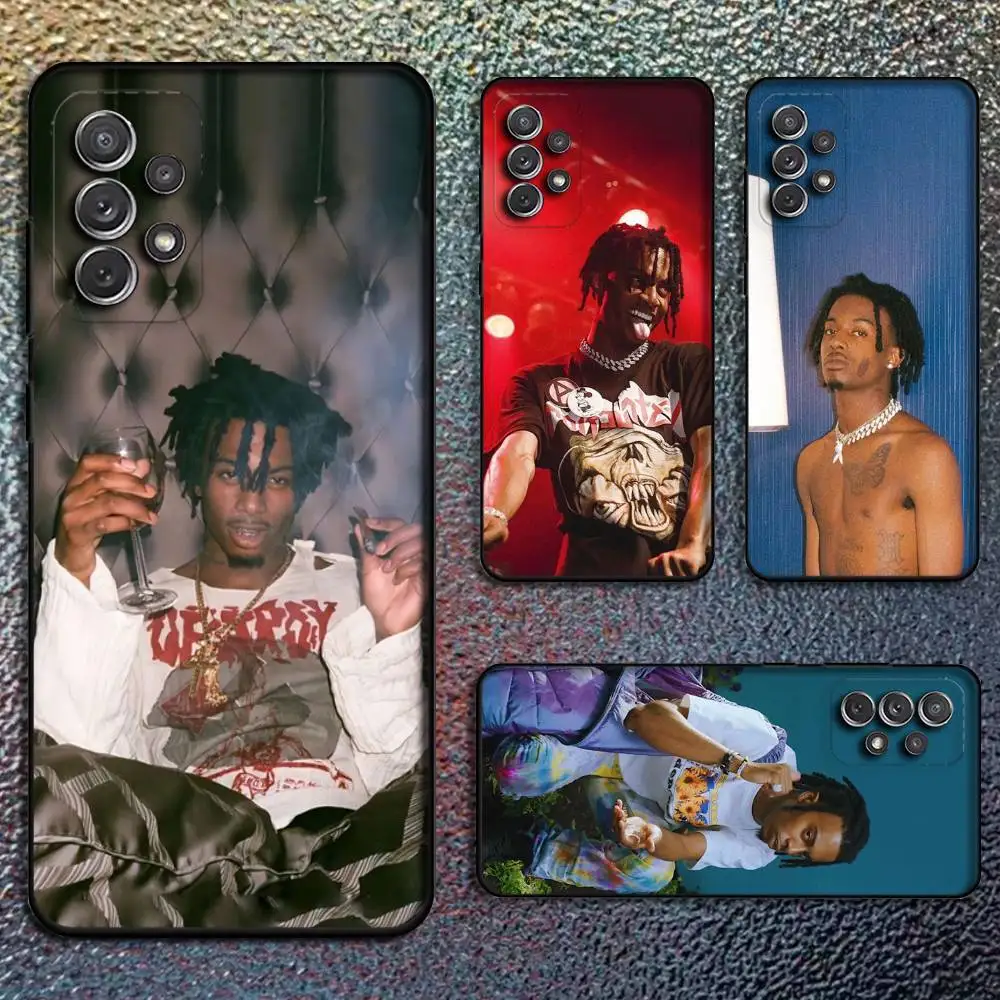 

Rapper P-Playboi Carti Phone Case For Samsung S25,S24,S21,S22,S23,S30,Ultra,S20,Plus,Fe,Lite,Note,10,9,5G Black Cover