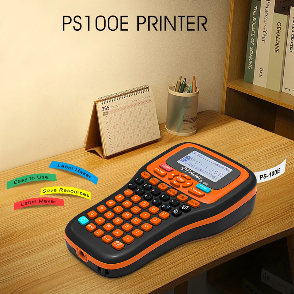 Pristar PS100E Label Printer Similar as Brother PT-H110 Label