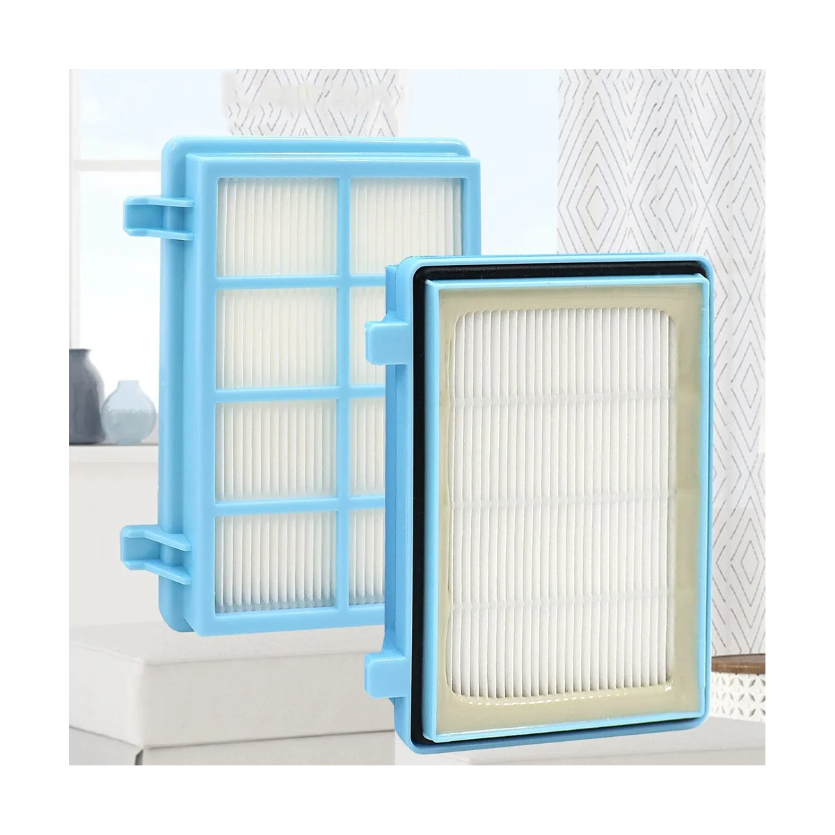 

Replacement Filter Set for Philips PowerPro Compact and Active Vacuum Cleaner FC8010/01 FC9331 FC9332 FC9555, FC9556