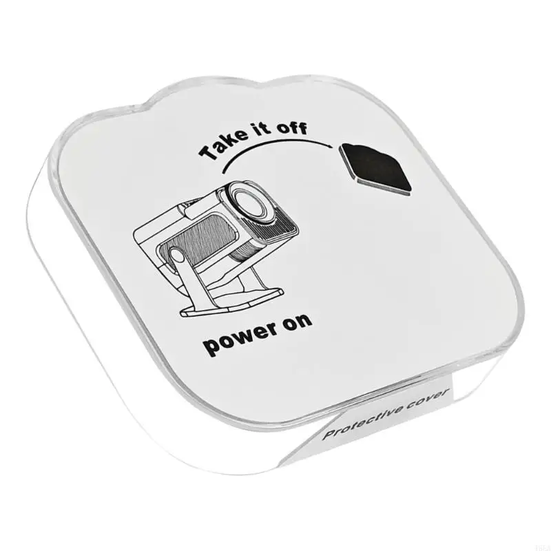 Hy320 미니 프로젝터 용 T5EA 플라스틱 렌즈 캡은 먼지 및 긁힘 렌즈 커버로부터 보호합니다.