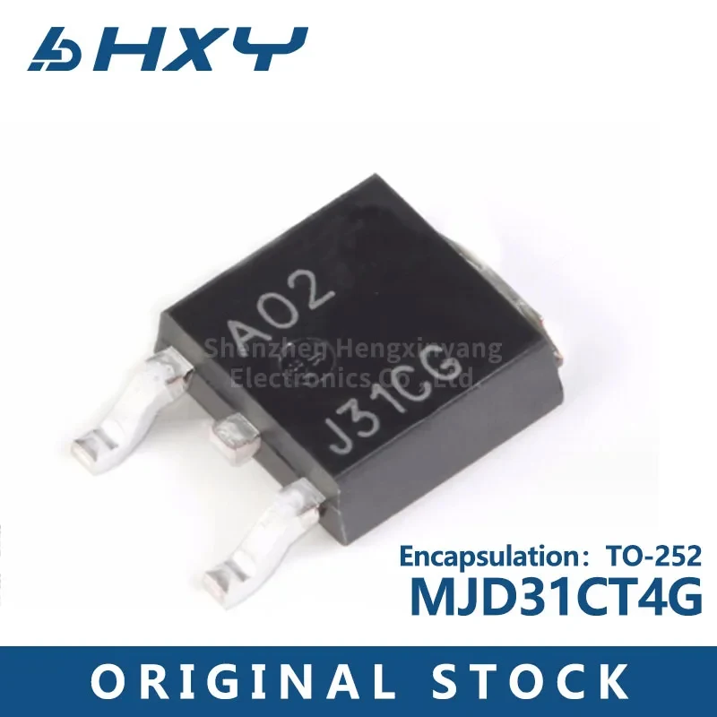 10 pcs/lot MJD31CT4G TO-252-2 NPN transistor 100V/3A