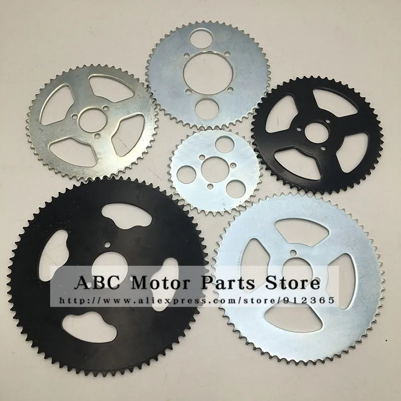 35 38 44 54 64 74 Tooth 44T 54T 64T 74T T8F 35MM Rear Sprocket Mini Moto ATV Quad Dirt Pit Pocket Bike Cross 47cc 49cc Parts