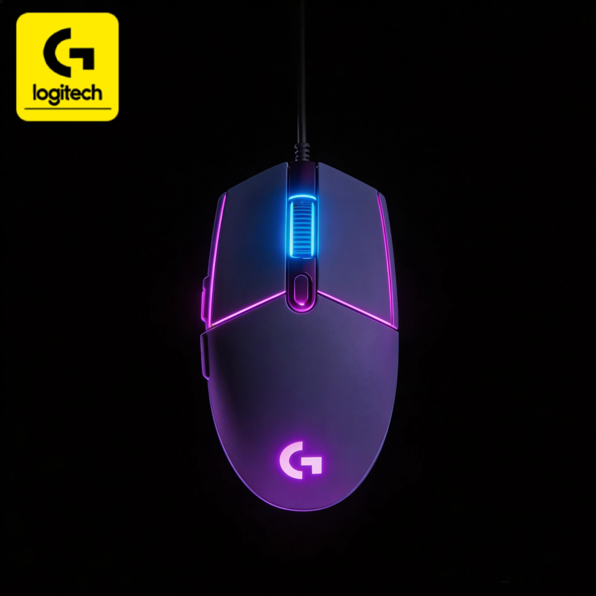 

Logitech G203/G102 RGB Mouse, featuring 8K high-precision sensor and 6 programmable keys, ideal for computer gamers