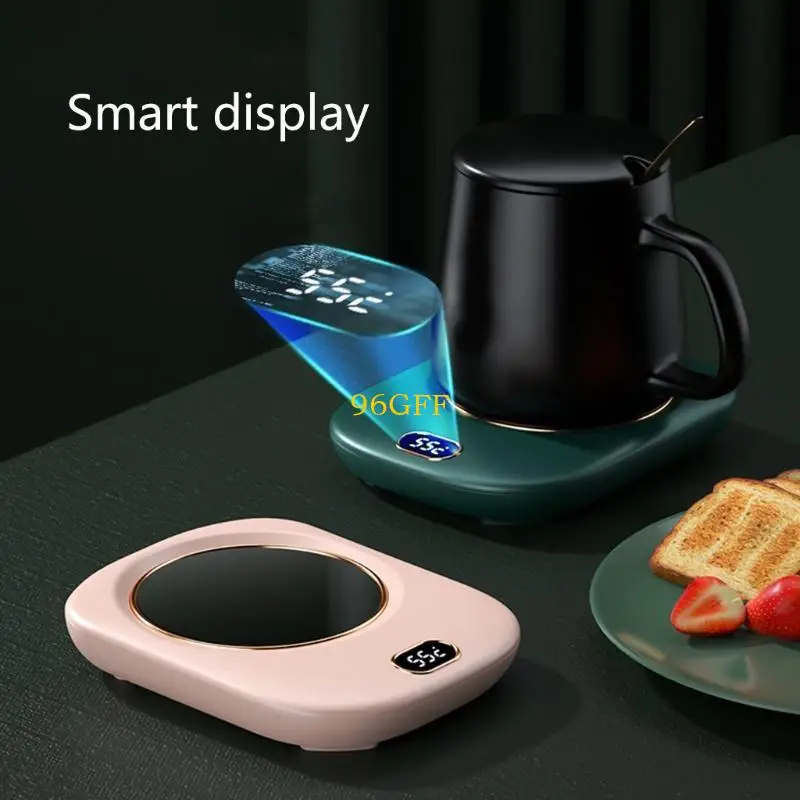 96GF USB Cup Warmer Coffee Mug Warmer Heat Beverage Mug Mat Drink Warm Multifunction Coffee Cup Mug Mat for Office
