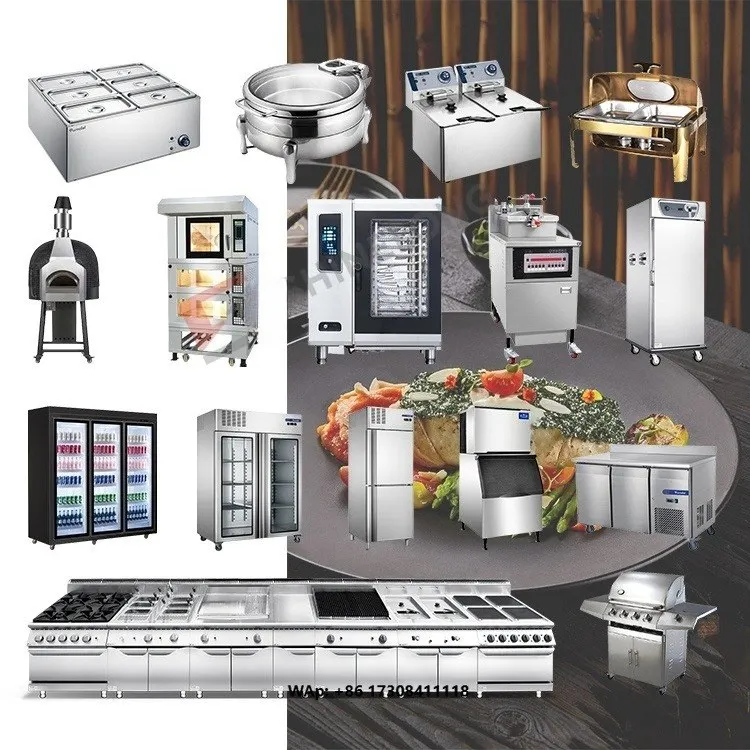 Complete Kitchen Equipment Set Hotel Restaurant Catering Commercial Cooking Project Customization Catering Equipment