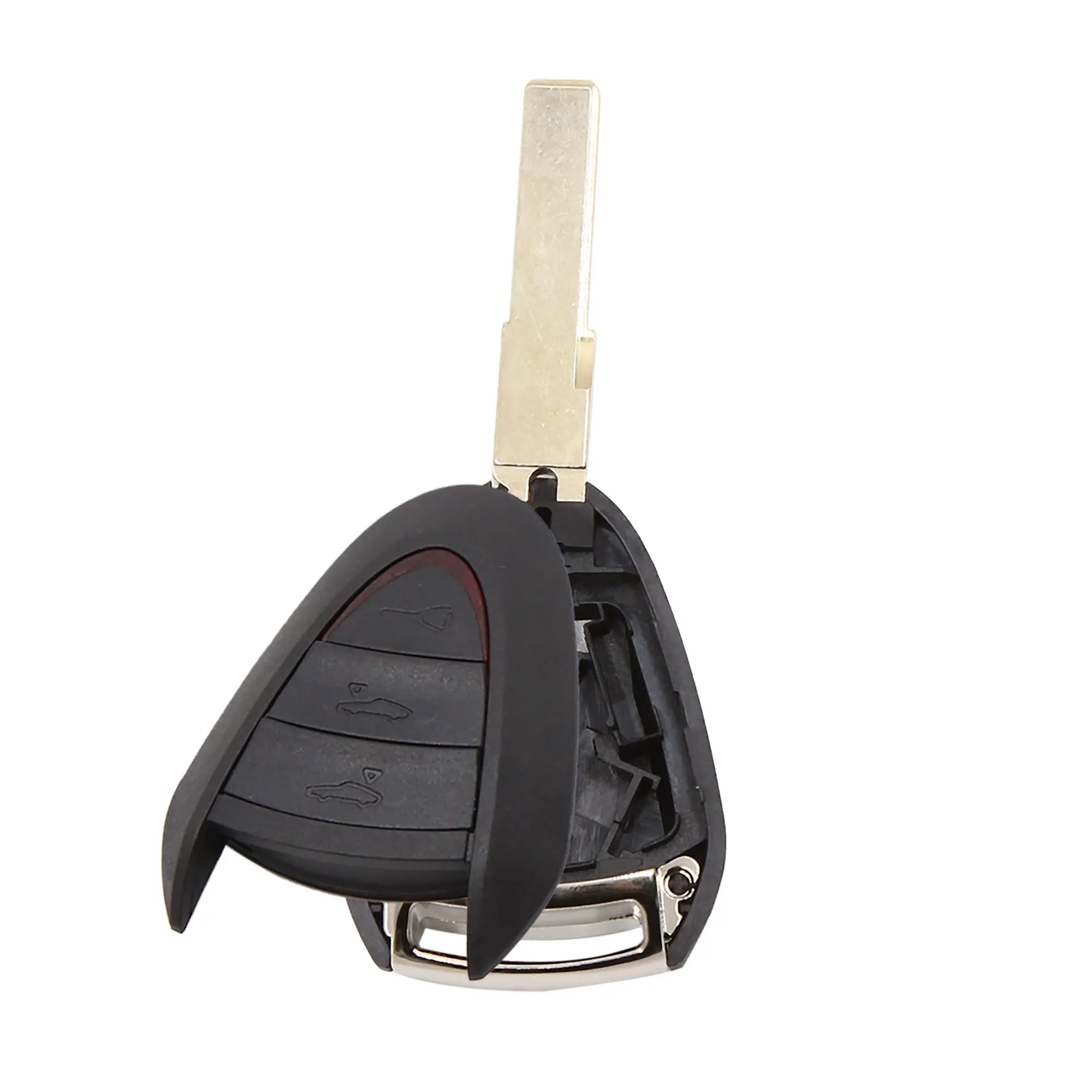 

UXCELL Car Replacement Key Shell Case for Porsche Boxster 987 Cayman 911 3 Key Button