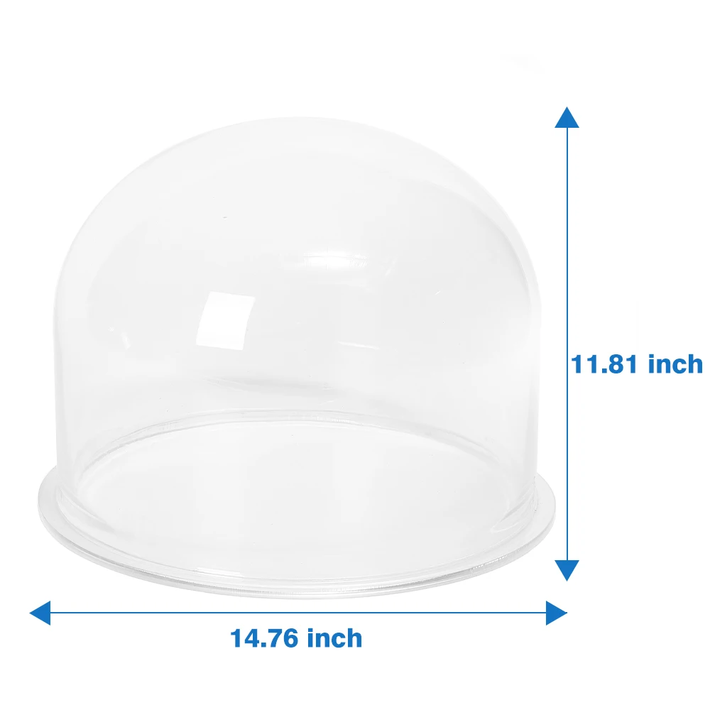 Vacuum Bell Jar Acrylic Jewelry DIY Investing Casting Machine Accessories LA-BJ02