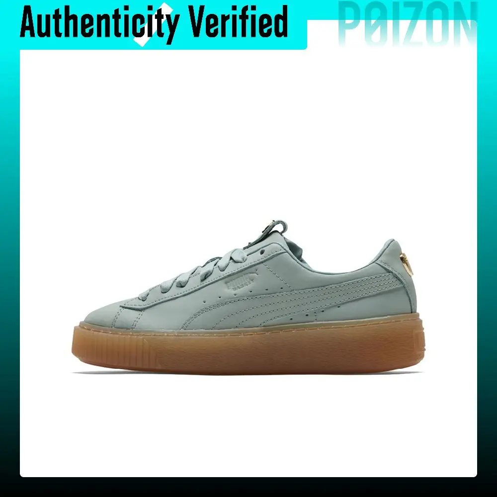 FENTY BEAUTY X PUMA Platform Skate Shoes Women's Low-top Cyan 369921-02