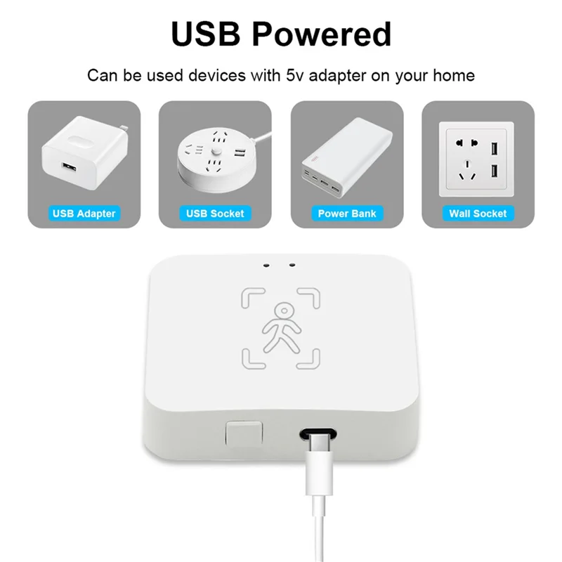 3X تويا زيجبي كاشف الوجود البشري مع حامل الذكية جسم الإنسان PIR الاستشعار Mmwave الرادار مستشعر حركة الميكروويف-AT36