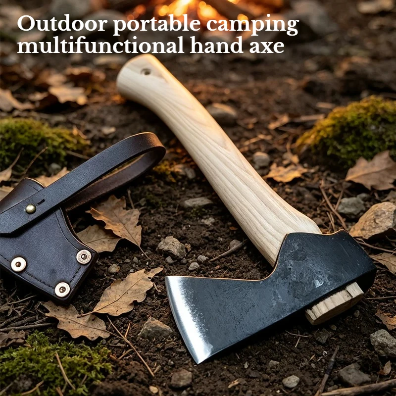 Outdoor Portable Tactical Axe EDC Hand Forging Camping Emergency Self-defense Survival Equipment