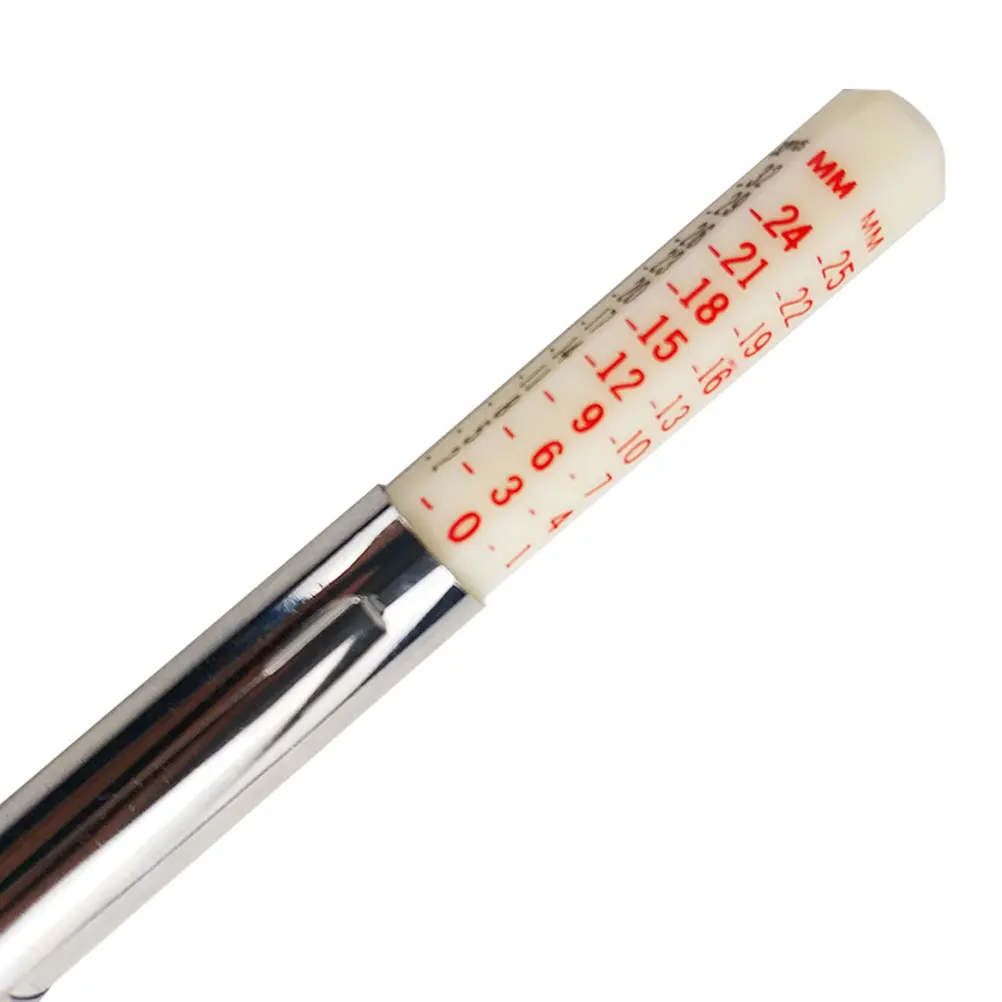 

2pcs 0-25mm High Precision Tread Pattern Depth Gauge Automobile Tire Pattern Depth Gauge Ruler Measuring Tool