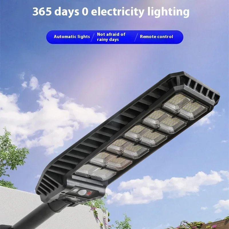 Outdoor Waterproof Solar Light - Human Body Sensing Street Light - Integrated Remote Control Courtyard Wall Light