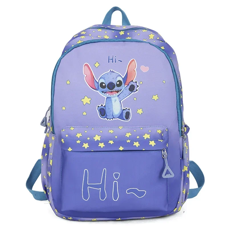 

Disney Mickey Mouse backpack Stitch New Student Schoolbag Kindergarten Boys and Girls Cartoon Shoulder Bag Handbag