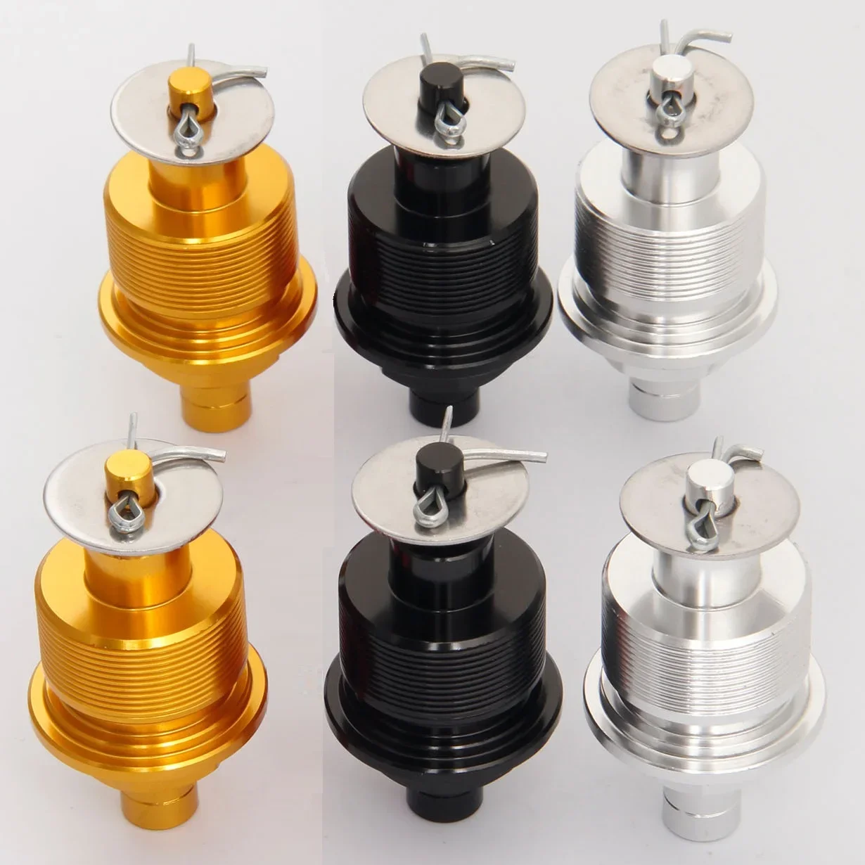 2Pcs Black Motorcyc…